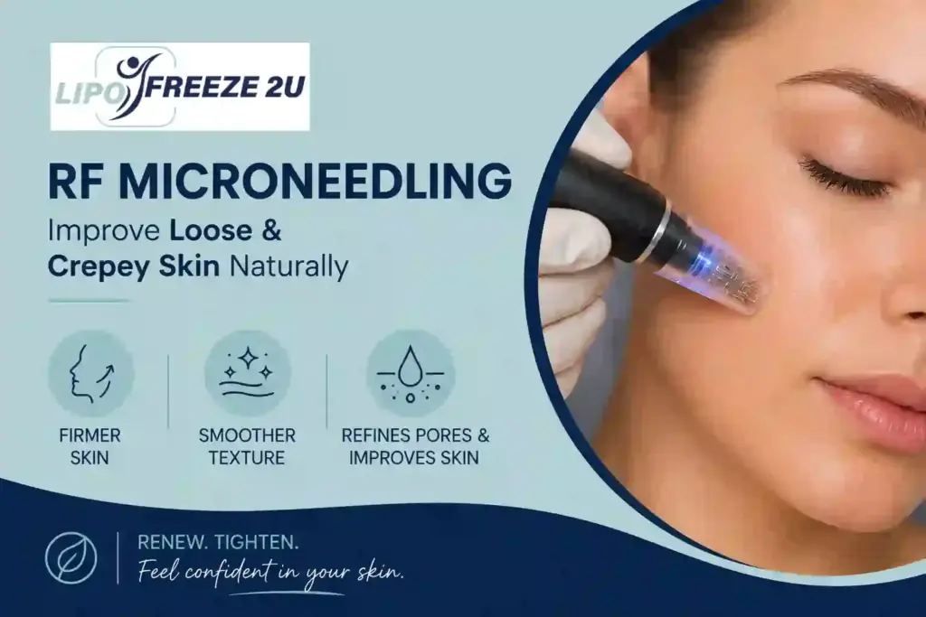 Can RF Microneedling Help Improve Loose and Crepey Skin Mansfield?